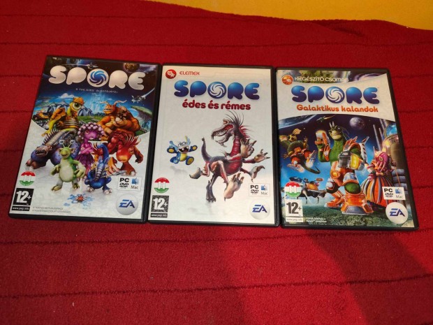 Spore HU (PC DVD) + 2 kieg