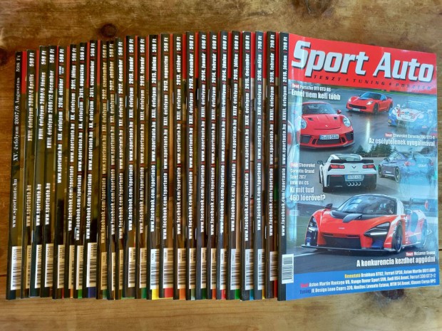 Sport Auto magazin gyjtemny 25 darab