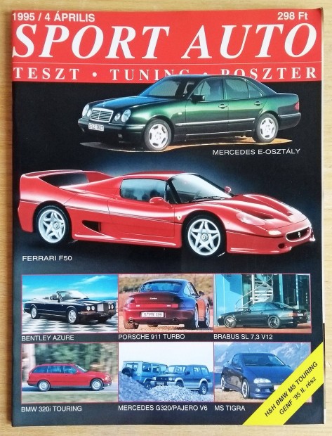 Sport aut magazin poszterrel 1995 - 1996 v 11 db