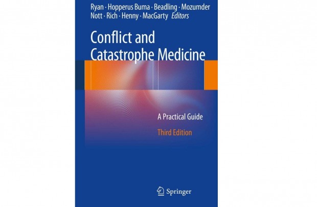 Springer, USA, Conflict and Catastrophe Medicine , új könyv