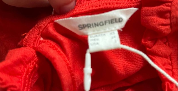Springfield XS-es méretű női blúz új állapotban