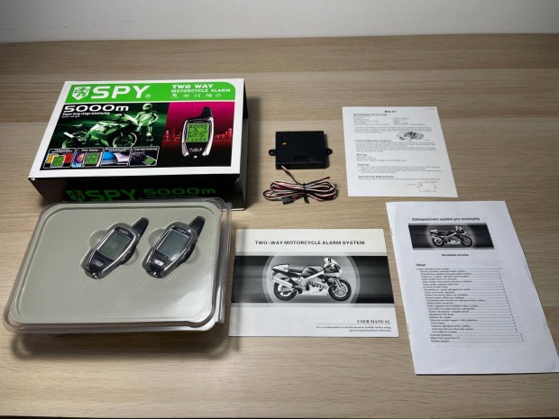 Spy 5000M Motoros Kétirányú Riasztó Távirányítók és Mikrohullámú Mozg
