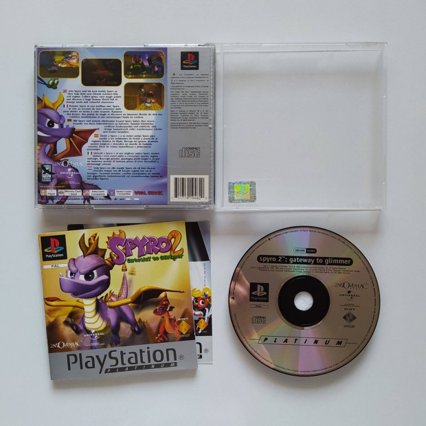 Spyro 2 Gateway to Glimmer Playstation 1 PS1