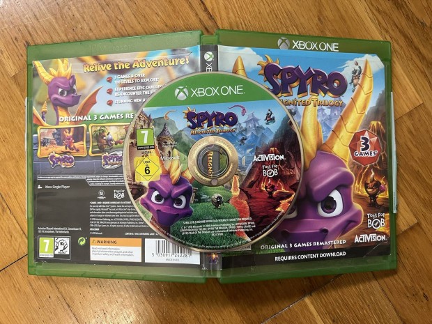 Spyro Reignited Trilogy xbox one jtk