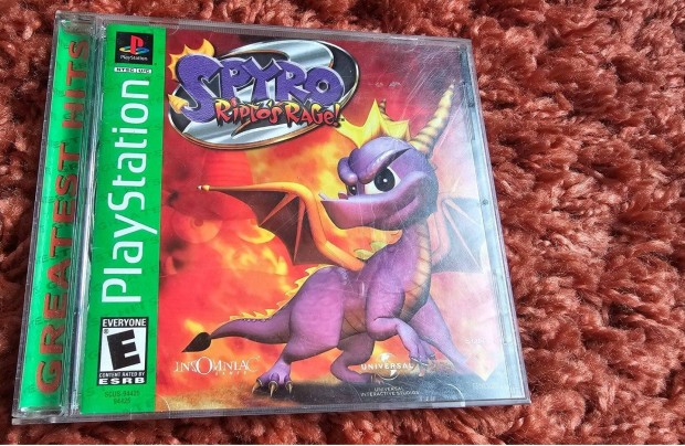 Spyro Ripto's Rage (Spyro 2) PS1, Playstation 1 Videojtk (NTSC USA)