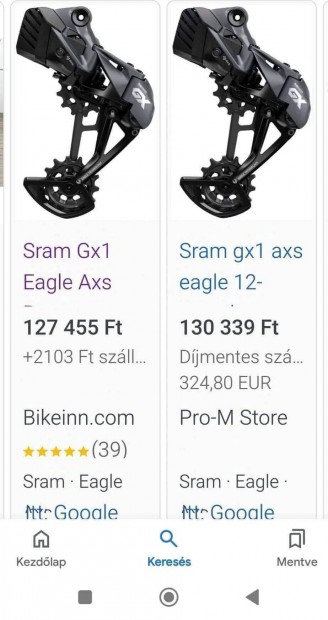 Sram Gx elektromos vlt 