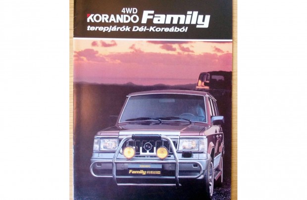 Ssangyong Korando Family prospektus 1994-bl