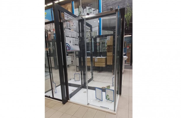 Ssanotechnik Comfort új zuhany tolóajtó króm 120 X 195, DB120U