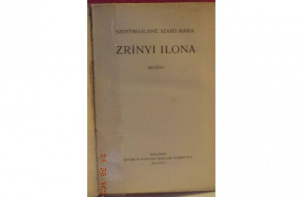 Sszentmihlyin, Szab Mria: Zrnyi Ilona