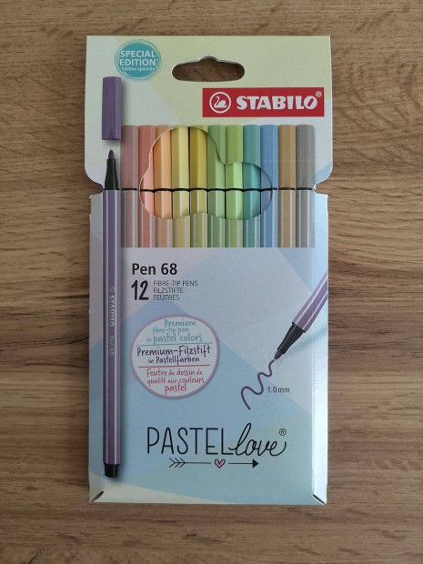 Stabilo Pen 68 Pastellove filctollszett