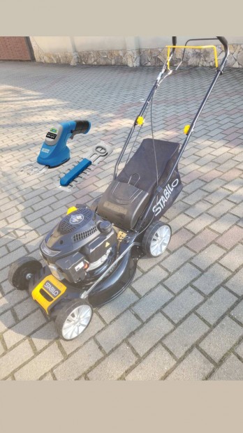Stabilo benzinmotoros fűnyíró Ajándék Güde fű- és bokornyíró