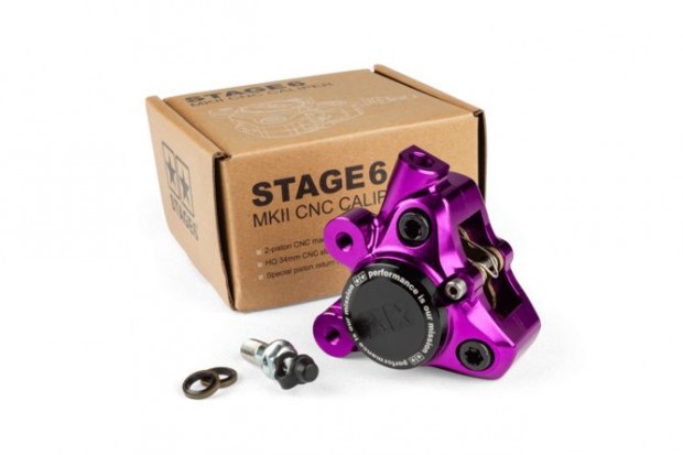 Stage6 CNC alum�nium els� f�knyereg Minarelli / Piaggio / Peugeot lila
