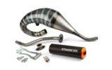 Stage6 R/T 70 - 80 magas szerels kipufog Derbi fekete / narancs