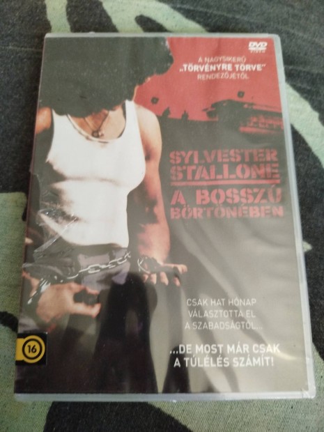 Stallone - A bosszú börtönében dvd fóliás