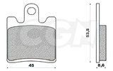 Standard Parts Suzuki Burgman AN 250 - 400cc fékbetétek 2006 előtt