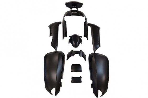 Standard Parts burkolatk�szlet 11 r�szes TNT Halo matt fekete