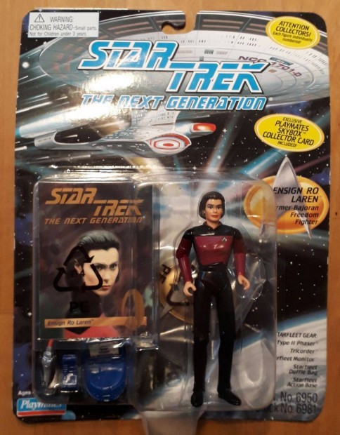 Star Trek Next Generation figura Ro Laren zszls, eredeti csomago