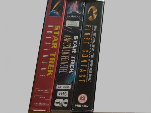 Star Trek VHS Videokazetta First Contact, Kapcsolatfelvtel, rlzads