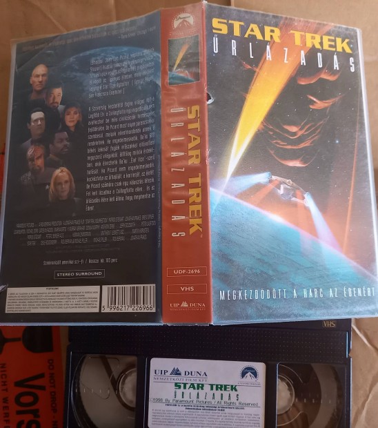 Star Trek - rlzads - sci- fi vhs - Patrick Stewart