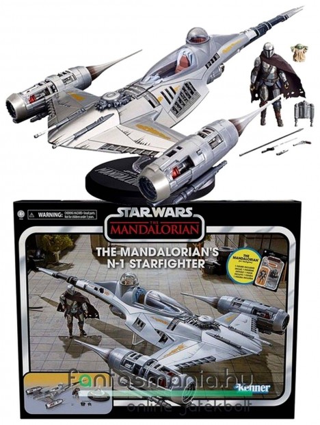 Star Wars 10 cm figurkhoz Mandalorian's N-1 Starfighter rhaj