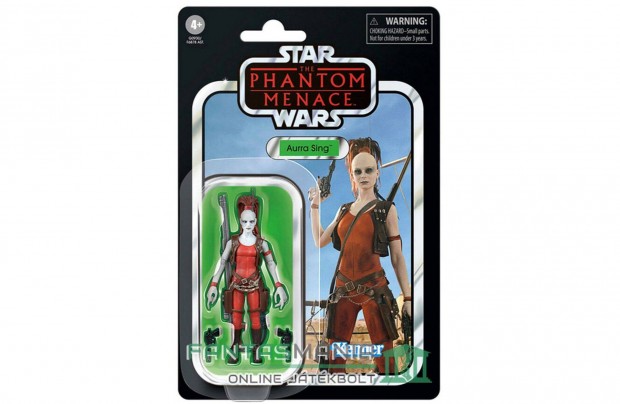 Star Wars 10cm Vintage Collection Aurra Sing figura szria