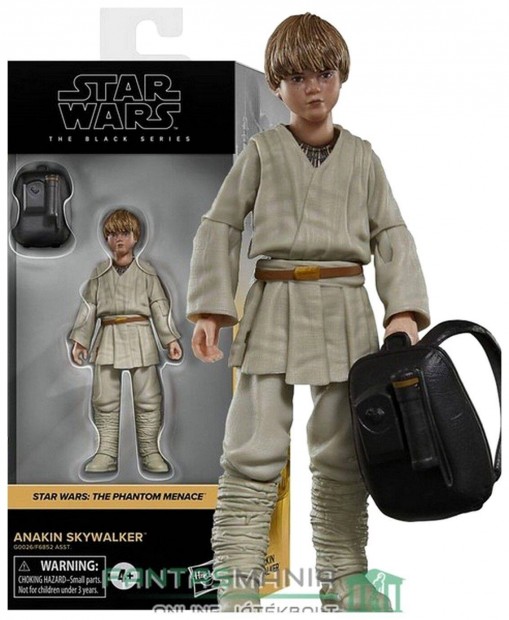 Star Wars 16-18cm mretarnyos Black Series Anakin Skywalker gyerek