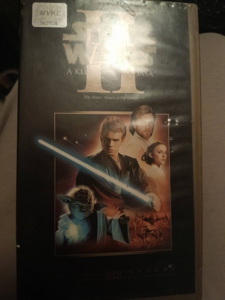 Star Wars 2 Klnok tmadsa gyri VHS Film 