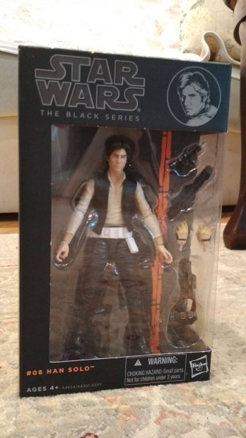 Star Wars 6" Black Series Han Solo #08 Orange Wave 2013