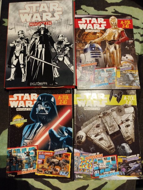 Star Wars A-tl Z-ig magazinok gyjtmappval