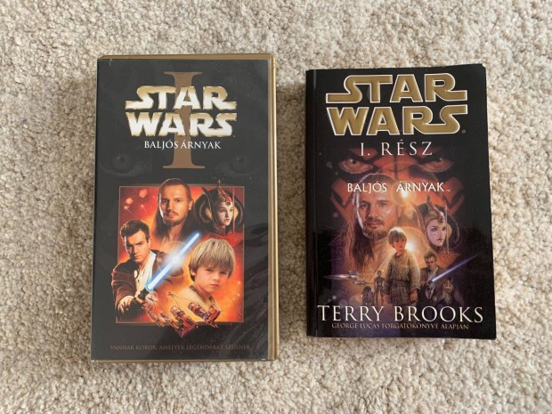 Star Wars Baljs rnyak knyv s VHS