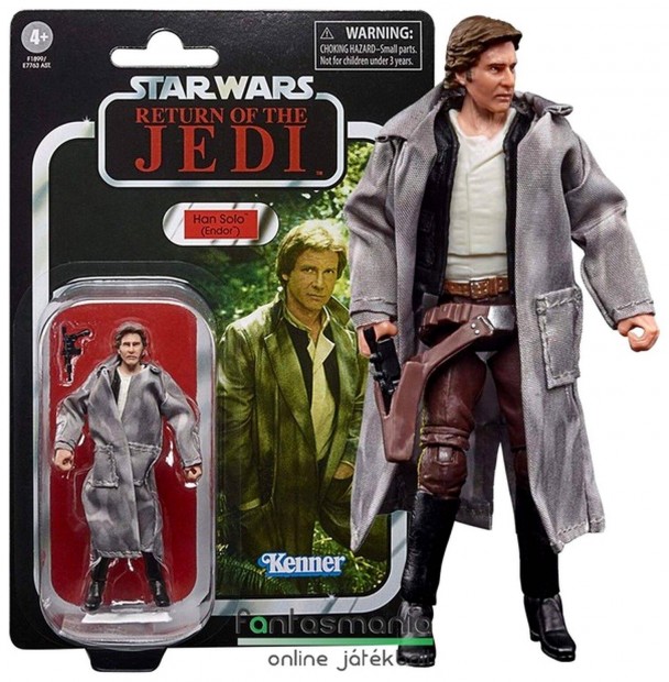 Star Wars Black Series 10cm Han Solo figura Endor blygs megjelens