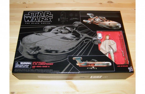 Star Wars Black Series 15 cm (6") Landspeeder & Luke Skywalker figura