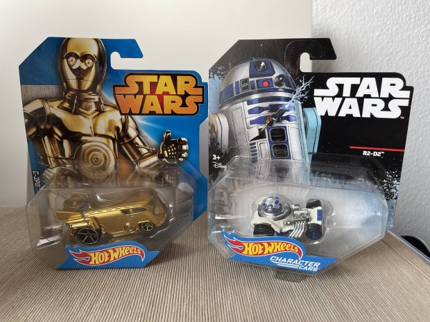 Star Wars Hotwheels R2-D2 / C-3PO egyben j bontatlan 