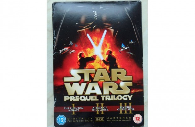 Star Wars I-II-III DVD Angol nyelv