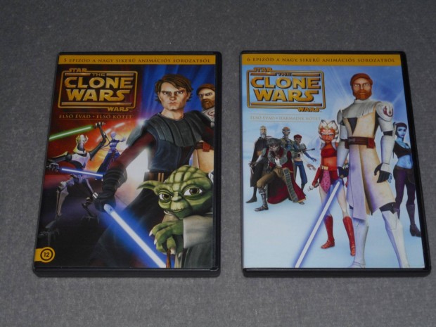 Star Wars Klnok Hborja The Clone Wars Els vad 1. s 3. ktet DVD