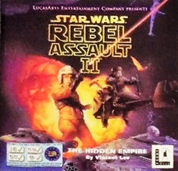Star Wars Rebel Assault II The Hidden Empire, Boxed PS1 jtk