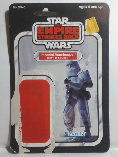 Star Wars Vintage Cardback ESB Snowtrooper 31 Back Debut! 1980 Kenner