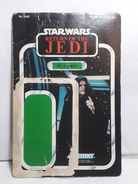 Star Wars Vintage Cardback ROTJ The Emperor 1983 Kenner