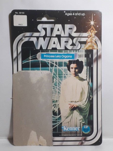Star Wars Vintage Cardback SW Princess Leia Organa 12 Back! 1977Kenner