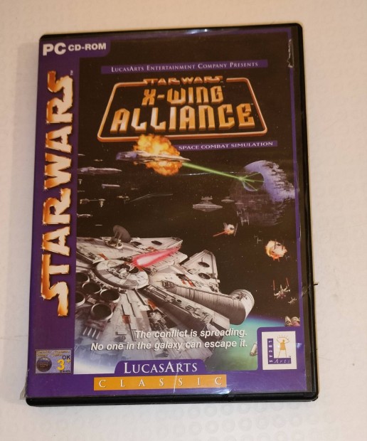 Star Wars X wing alliance Lucas Arts pc cd rom jtk 