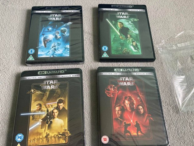 Star Wars: 4K Ultrahd Blu-Ray filmek