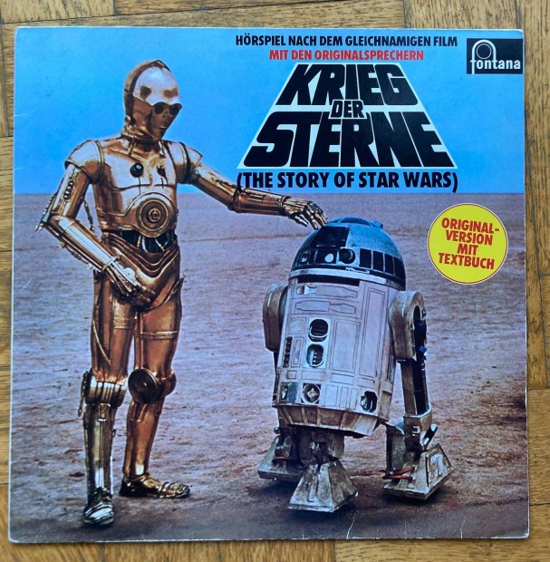 Star Wars "Krieg der Sterne" bakelit lemez - (nmet) 1978