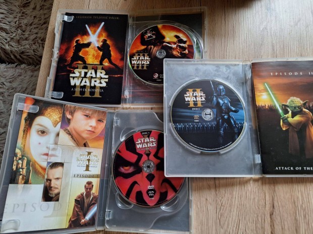 Star Wars - 1 2 3 Baljs rnyak A knok tmadsa, Sithek bosszja dvd