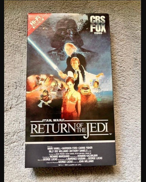 Star Wars - A Jedi Visszatr - Amerikai VHS kiads