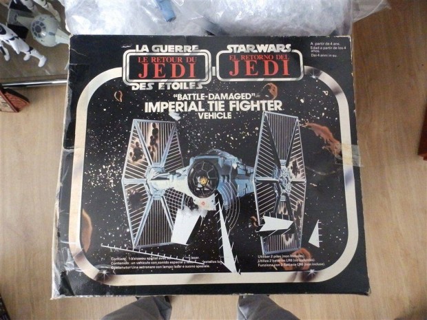 Star Wars - Csillagok Háborúja Vintage "Battle Damaged" TIE Fighter