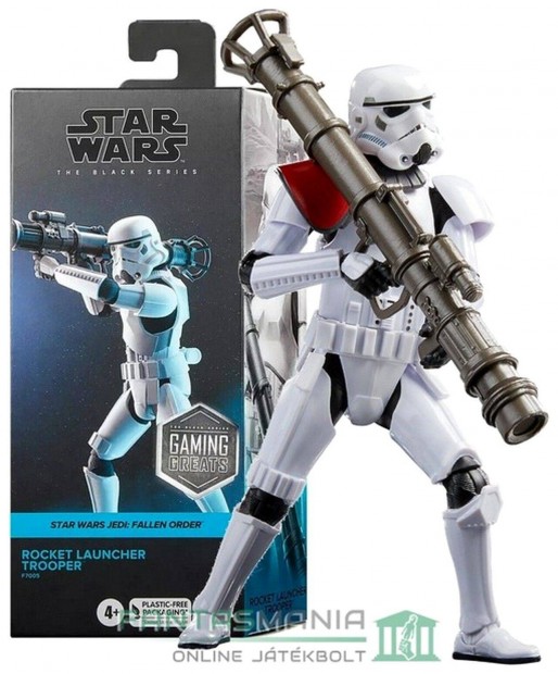 Star Wars figura 16-18 cm Black Series Rocket Launcher trooper