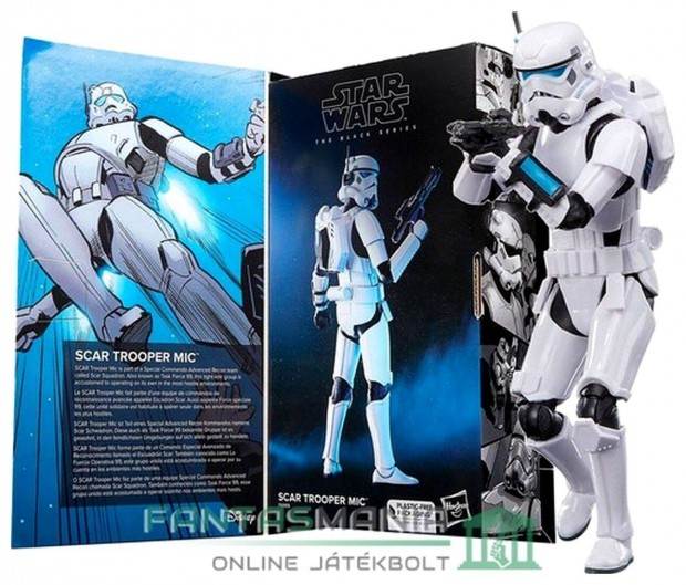 Star Wars figura 16-18 cm Black Series SCAR Trooper Mic stormtrooper