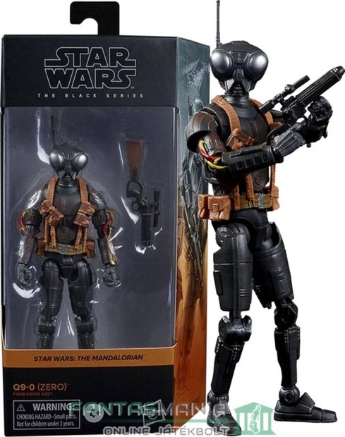Star Wars figura 16-18 cm-es Black Series Q9-0 Zero fejvadsz figura