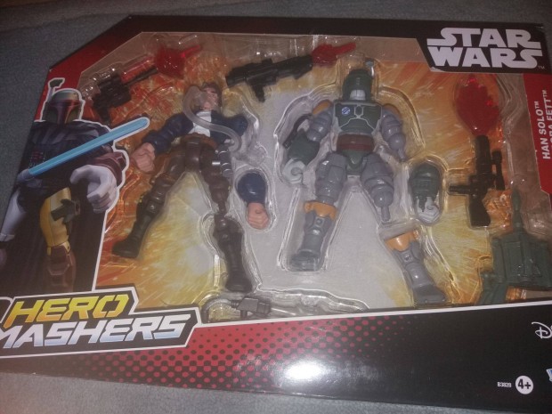 Star Wars figura csomag elad (Boba Fett s Han Solo)