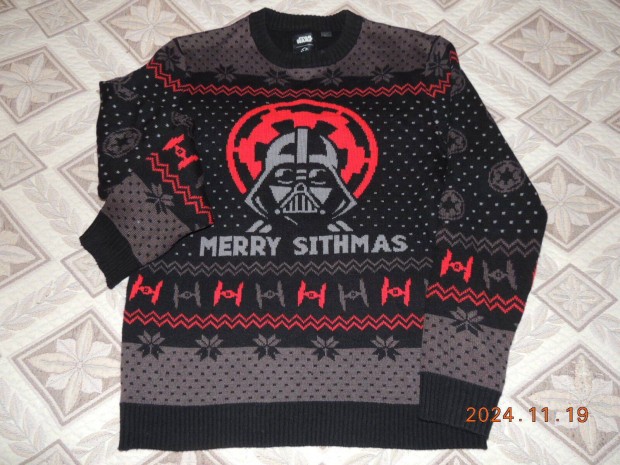 Star Wars karcsonyi pulver L-es, j ( Merry Sithmas)